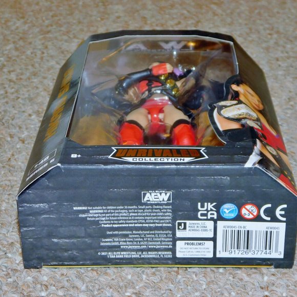2021 Jazwares AEW Unrivaled Series 6 Hikaru Shida Figure MIB Brand New Wrestling - Picture 6 of 8